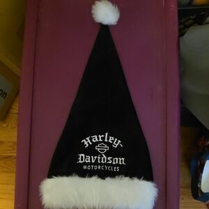 Harley-Davidson Black and White Festive Hat